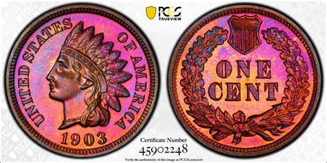 C Indian Cent Pcgs Pf Rb Super Toned Pq The Penny Lady