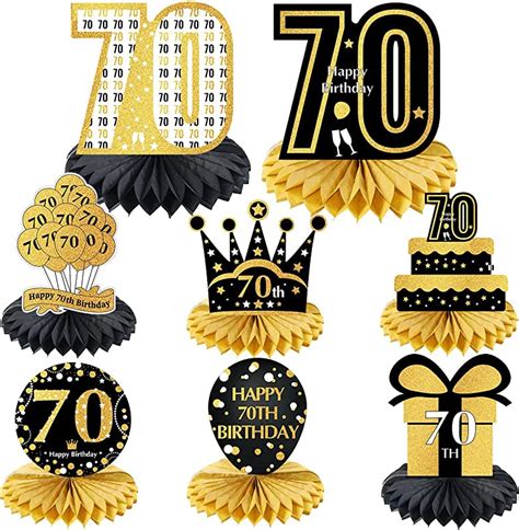 Amazon.com: 70th Birthday Party Centerpieces