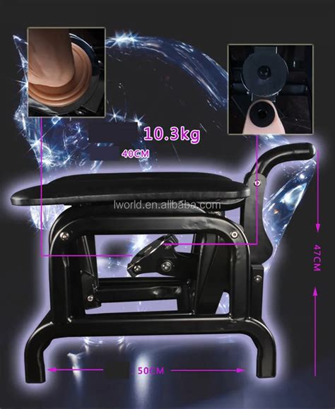 Automatic Love Chair Sex Machine For Men Women With Anal Plug Attachment Easy Adjustable Sex