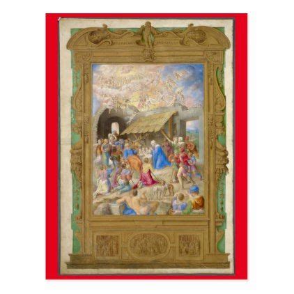 RENAISSANCE PAINTING OF NATIVITY AS CHRISTMAS CARD | Zazzle | Christmas ...