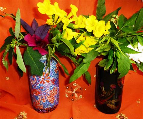 Hand Painted Mason Jar Flower Vases 7 Steps Instructables