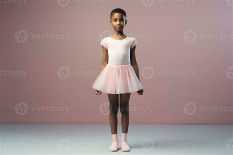 Proud african american little boy on ballet wearing a pink tutu skirt ...