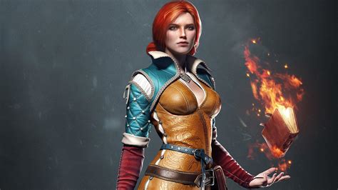 Triss Merigold Witcher Wallpapers Wallpaper Cave