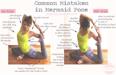 Common Mistakes in Mermaid Pose — YOGABYCANDACE