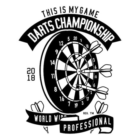 Premium Vector Darts Championship