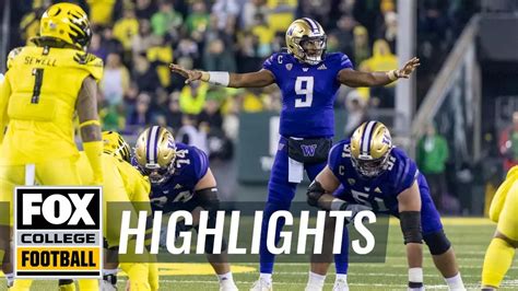 Oregon Ducks vs. Washington Huskies Highlights