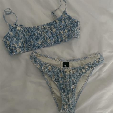 Triangle Bikini Set Mica Not Sure What The Pattern Depop