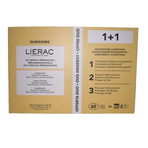 Lierac Sunissime Le Capsule Preparatrici Per Prolungare L Abbronzatura