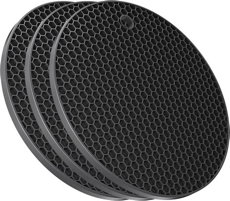 Amazon Pcs Trivets For Hot Dishes Kitchen Heat Resistant Pot Holders Extra Thick Large