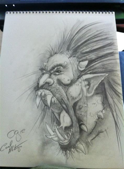 Angry Ogre By Carl Mcintyre On Deviantart