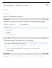 HRM Lesson 3 Exam Ashworth College Pdf Quiz Submissions 03