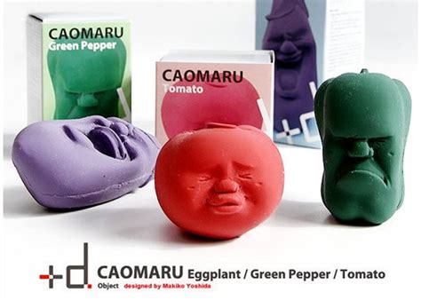 Caomaru Vegetables Eggplant Tomato Green Pepper Designer squeeze stress ...