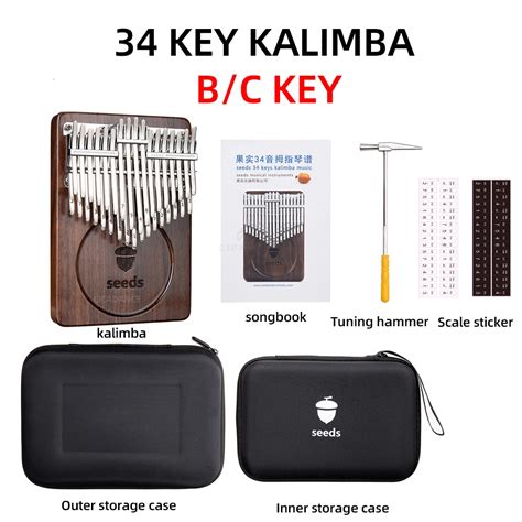 Chromatische Kalimba Schl Ssel Doppel Schicht Daumen Finger Klavier