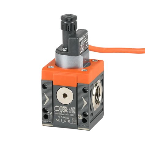 pressure switch, 7.5 to 145 psi set point (PN# 5U13S103) | AutomationDirect