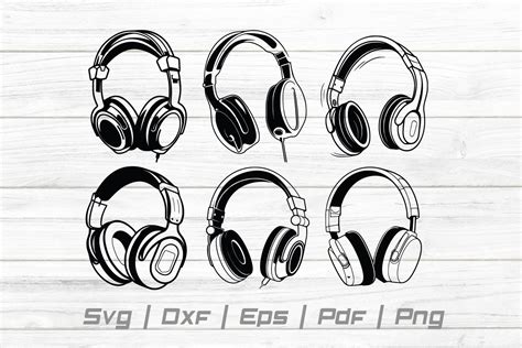 Headphones Music Svg Vector Graphic By Jennadesignsstore · Creative Fabrica