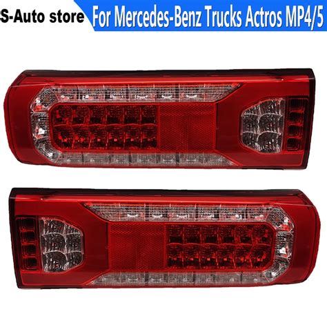 For Mercedes Benz Trucks Actros Mp Pc Lh Rh V Led Tail Lamp Lens