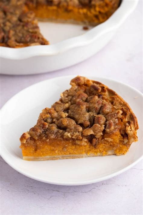 Sweet Potato Pecan Pie (Easy Recipe) - Insanely Good