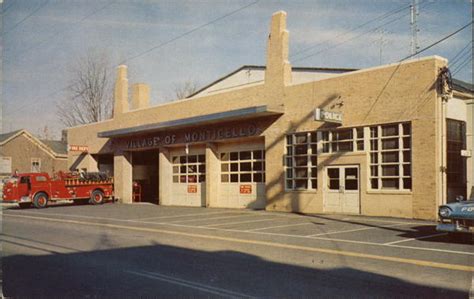 Monticello Police and Fire Department New York Postcard