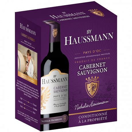 By Haussmann Vin Pays D Oc Cabernet Sauvignon Rouge Bib L Vol