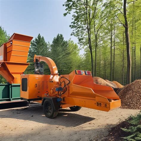 Industrial Wood Chipper Crushers Sawdust Mill Hydraulic Drum Chipper