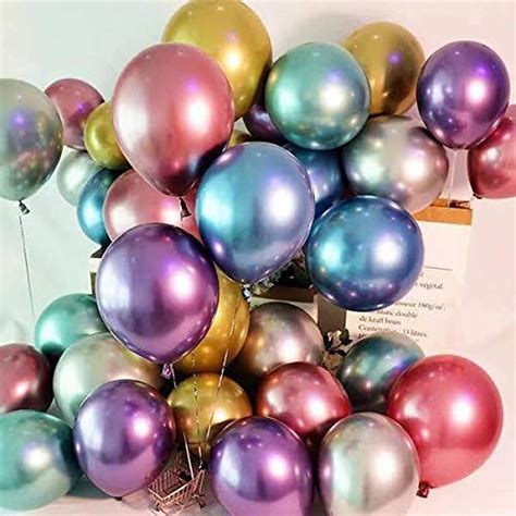 5pcs 12 5 Sempertex Chrome Latex Colorful Balloon Set For Party Belon