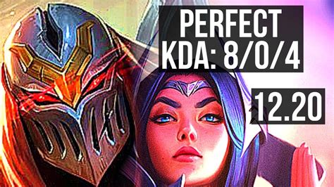 ZED Vs IRELIA MID 8 0 4 900 Games Legendary KR Diamond 12 20