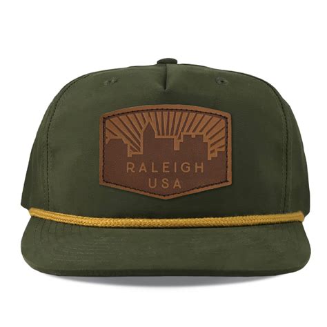 Raleigh Skyline Leather Patch Hat Old East Rags Apparel And Adventure