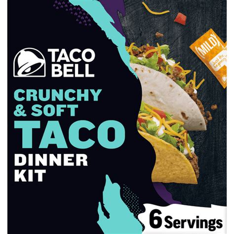 Taco Bell Taco Dinner Kit Crunchy Soft Latin Mexican Foodtown