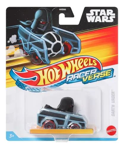 Hot Wheels Racer Verse Darth Vader Negro Env O Gratis