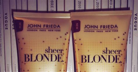 Infashionlove New John Frieda Sheer Blonde Everlasting Blonde Review