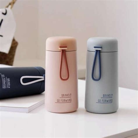 Jual Tumbler Termos Mini Bravely Go Forward Vacuum Cup Insulated Mug Hot Cool Ml Stainless
