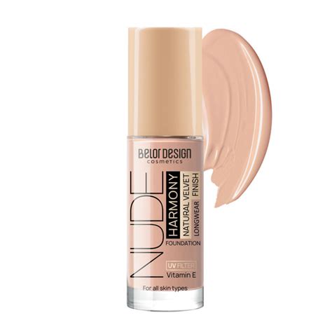 Belor Design NUDE HARMONY Тональный крем для лица тон 204 Natural 33 г