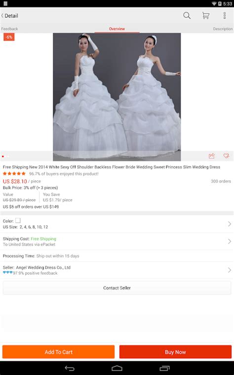 Aliexpress Shopping App Screenshot