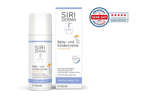 Baby- und Kindercreme: Neurodermitis Babycreme I SIRIDERMA