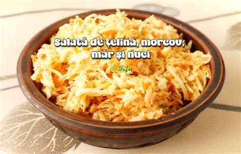 Salata De Telina Morcov Mar Si Nuci Cu Maioneza De Post Lataifas