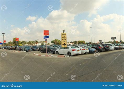 Long Term Parking At Ben Gurion Airport Editorial Image | CartoonDealer ...