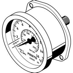 Kiowa Ltd Fma En Festo Flanged Pressure Gauge Kiowa