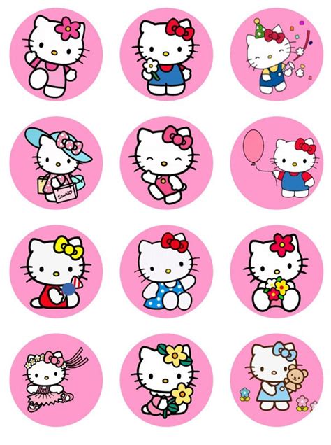 Hello Kitty Stickers Para Imprimir
