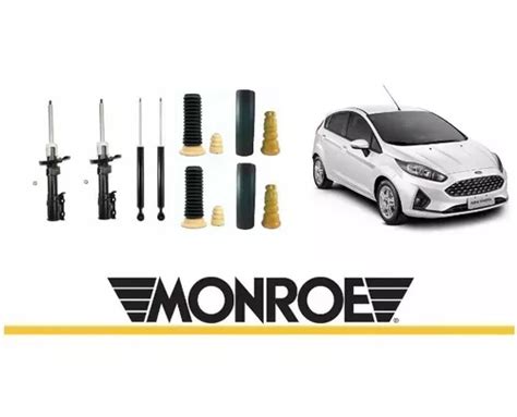 Kit 4 Amortecedores Monroe New Fiesta 2013 Hatch Sedan Kit