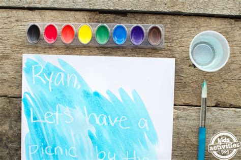 Fun Watercolor Resist Art Idea Using Crayons Kids Activities Blog