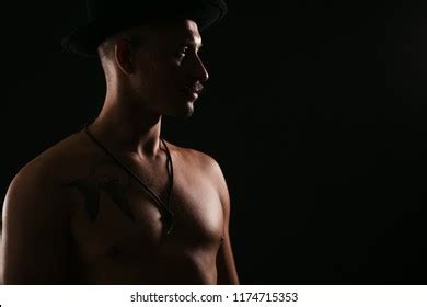 Strong Fit Sexy Silhouette Man Naked Stock Photo Shutterstock