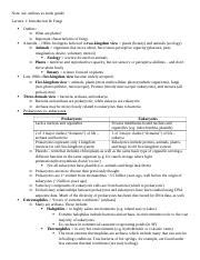 Bio 1B Plant Notes Note Use Outlines As Study Guide Lecture 1