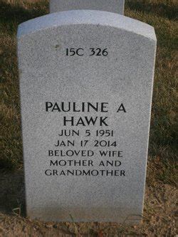 Pauline A Hawk 1951 2014 Find A Grave Memorial