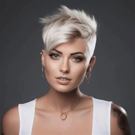 Gorgeous Platinum Blonde Hair Colors Ideas For This Year In Short Blonde Hair Edgy