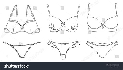 Lingerie Set Stock Vector Royalty Free Shutterstock