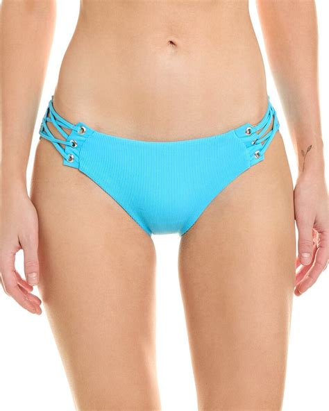 Buy Becca By Rebecca Virtue Modern Edge Hipster Bikini Bottom Blue At