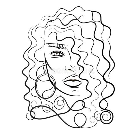 Sketch Of Beautiful Naked Woman Sitting Continuous One Line Drawing Stock Vector Illustration