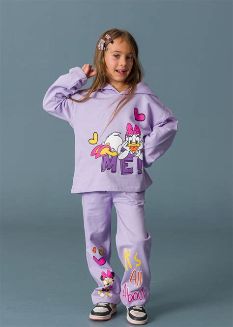 Детски комплект с анимационни герои, Лилав Цвят KOMP2155 | Carnival Kids