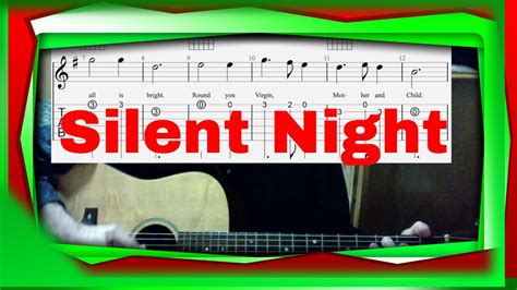 How To Play Silent Night On Guitar Beginners Youtube