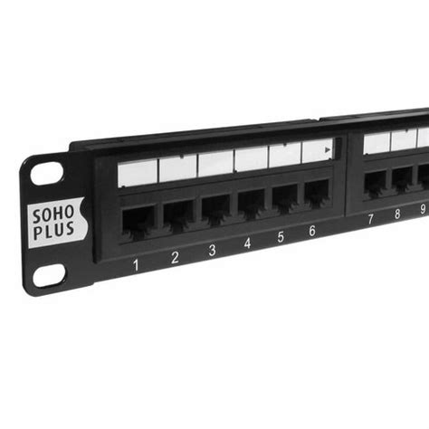 Patch Panel Sohoplus Cat6 24 Portas Furukawa Original Rj45